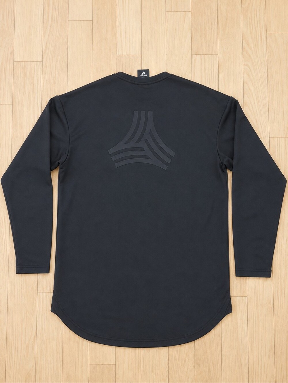 Adidas Black Crewneck Sweatshirt | Minimal Logo